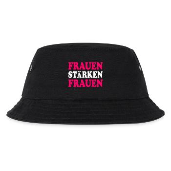 frauen stärken frauen - Kinder Bucket Hat - Schwarz - Vorne