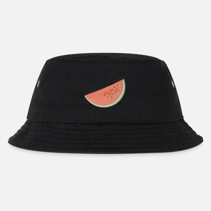 Watermelon - Kids’ Bucket Hat - black
