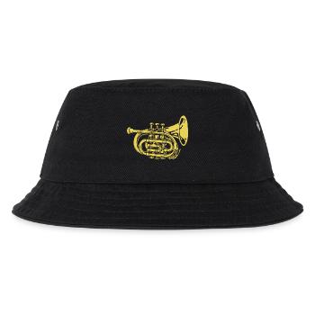 Trompete - Kinder Bucket Hat - Schwarz - Vorne