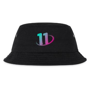 Nummer 11 mehrfarbig - Kinder Bucket Hat - Schwarz - Vorne