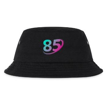 Nummer 85 mehrfarbig - Kinder Bucket Hat - Schwarz - Vorne