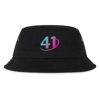 Nummer 41 mehrfarbig - Kinder Bucket Hat - Schwarz - Vorne