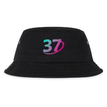 Nummer 37 mehrfarbig - Kinder Bucket Hat - Schwarz - Vorne