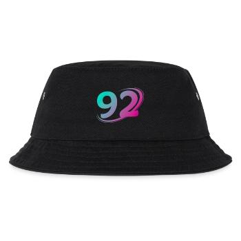 Nummer 92 mehrfarbig - Kinder Bucket Hat - Schwarz - Vorne