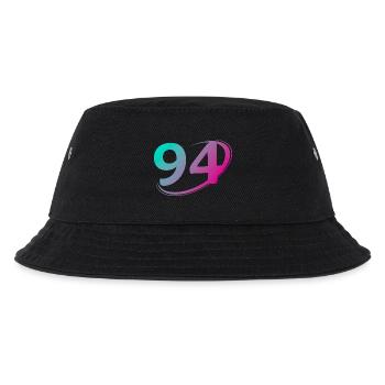Nummer 94 mehrfarbig - Kinder Bucket Hat - Schwarz - Vorne