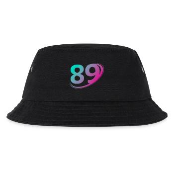 Nummer 89 mehrfarbig - Kinder Bucket Hat - Schwarz - Vorne