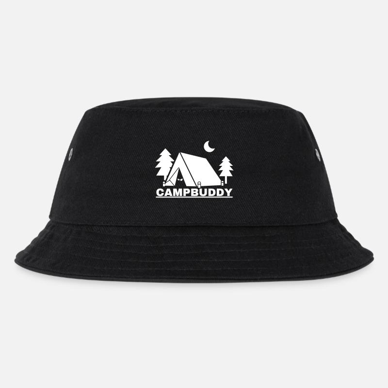 CampBuddy - Kinder Bucket Hat - Schwarz