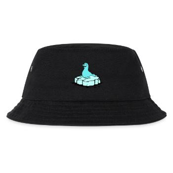 Seehund - Kinder Bucket Hat - Schwarz - Vorne