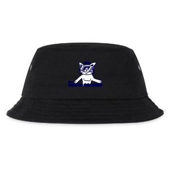 DJ Mischpult Katze Party Tier Kätzchen Haustier - Kinder Bucket Hat - Schwarz - Vorne