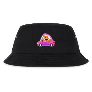 Hamster Car - Kids’ Bucket Hat - black - Front