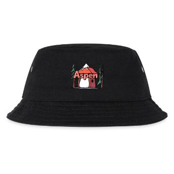 Aspen USA Geschenk - Kinder Bucket Hat - Schwarz - Vorne