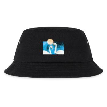 Swan - Kids’ Bucket Hat - black - Front
