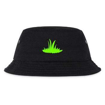 prairie d’herbe beaucoup d’herbes brins d’herbe vert nature fraîche - Bob Enfant - noir - Devant