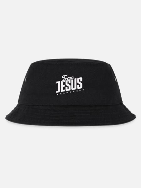 team jesus - Kinder Bucket Hat - Schwarz
