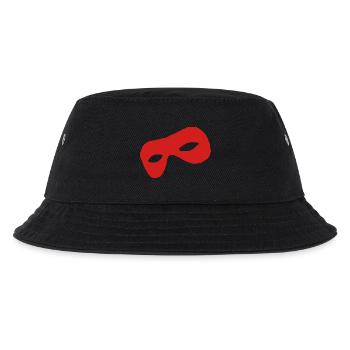 Rote Maske: Mystik im Fokus - Kinder Bucket Hat - Schwarz - Vorne
