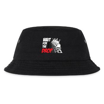 Wait For The Drop Roller Coaster - Kinder Bucket Hat - Schwarz - Vorne