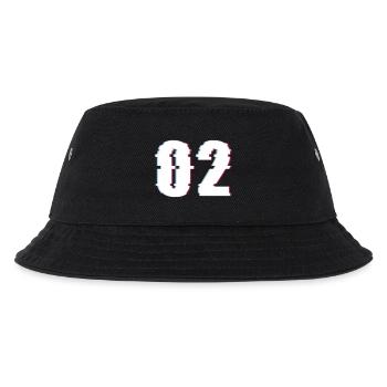 Two 2 Two 02 Number Effect Distorted Number - Kids’ Bucket Hat - black - Front