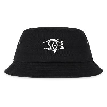 DAB Logo Weiß - Kinder Bucket Hat - Schwarz - Vorne