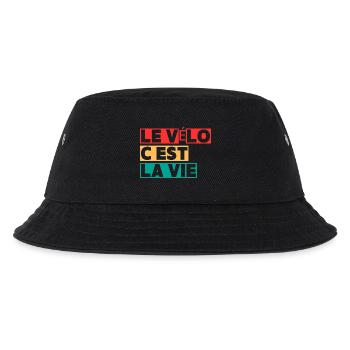Radfahren ist Leben,Radfahren,Radfahrer,Radfahren - Kinder Bucket Hat - Schwarz - Vorne