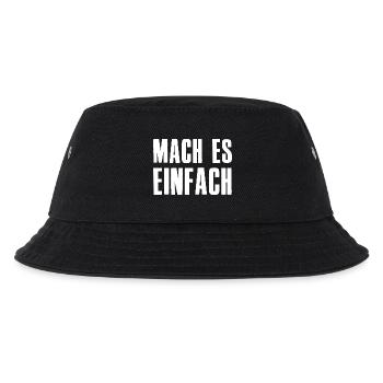 Make it easy Saying Founder Entrepreneur - Kids’ Bucket Hat - black - Front