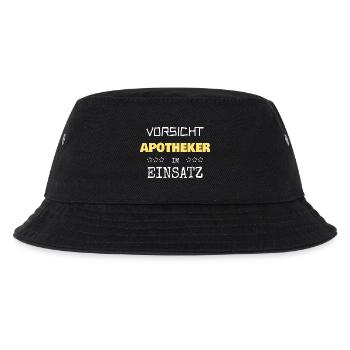 Berufung Apotheker - Kinder Bucket Hat - Schwarz - Vorne