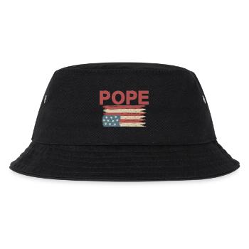 American Flag Pope - Kids’ Bucket Hat - black - Front