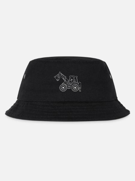 Excavator - Kids’ Bucket Hat - black