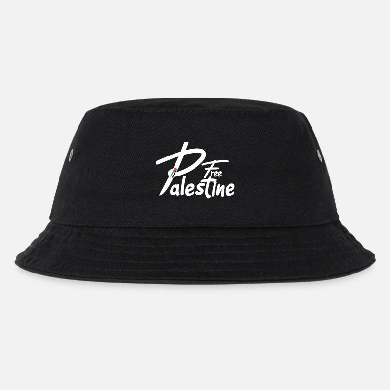 Free palestine text - Kinder Bucket Hat - Schwarz