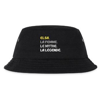 ELSA LA FEMME LE MYTHE LA LEGENDE - Bob Enfant - noir - Devant