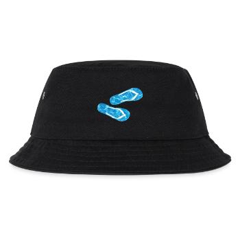 pantoufles piscine tongs camping vacances aquatiques fun - Bob Enfant - noir - Devant