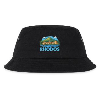 Rhodes Island - Kids’ Bucket Hat - black - Front