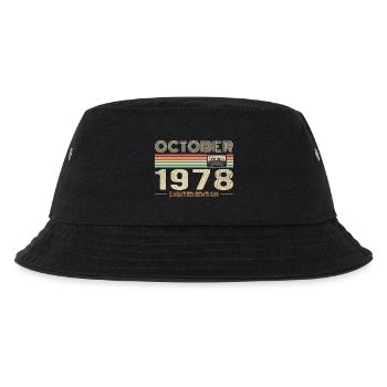 Birthday october 1978O - Kids’ Bucket Hat - black - Front