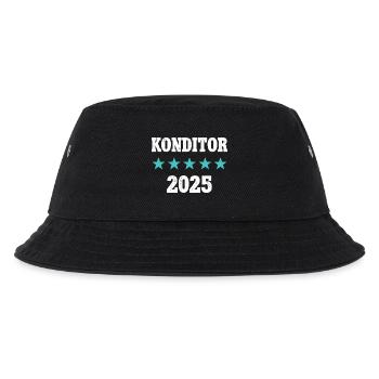 Konditor 2025 Ausbildung Prüfung Meister Azubi - Kinder Bucket Hat - Schwarz - Vorne