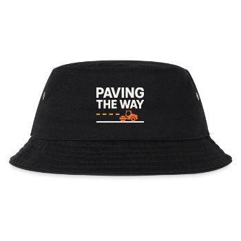 Straßenbauteam Asphalt Betonmannschaft - Kinder Bucket Hat - Schwarz - Vorne
