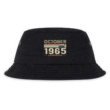 Geburtstag Oktober 1965 - Geburtstag Oktober 1965 - Kinder Bucket Hat - Schwarz - Vorne