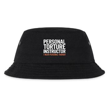 Torture Instructor I Mean Personal Trainer - Kids’ Bucket Hat - black - Front