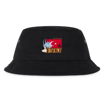 Türkiye Istanbul Vintage Drapeau Turquie Sovenir - Bob Enfant - noir - Devant