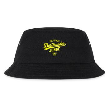 Echter Dortmund Hoodie Shirt Tasse Strampler - Kinder Bucket Hat - Schwarz - Vorne