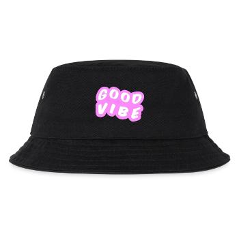 Bonne Vibe Pastel Rose - Bob Enfant - noir - Devant