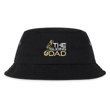 The Gliding Dad – Cool Electric Unicycle Design - Kids’ Bucket Hat - black - Front
