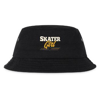 skater girl - Kids’ Bucket Hat - black - Front