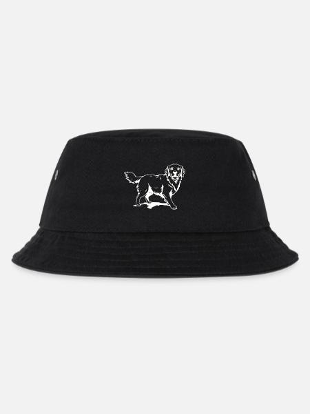 Golden Retriever Dog T-shirt Dog Shirt Gift - Kids’ Bucket Hat - black