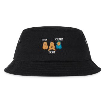 Nourriture Gaming Sleeping Gamer Dicton - Bob Enfant - noir - Devant