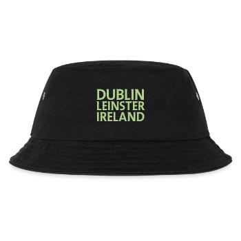 Dublin – Irland Textdesign - Kinder Bucket Hat - Schwarz - Vorne