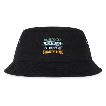 Shanty Crew Volksmusik-community - Kinder Bucket Hat - Schwarz - Vorne