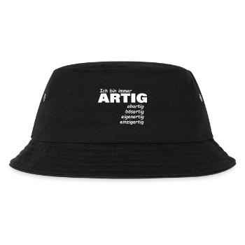 good - Kids’ Bucket Hat - black - Front