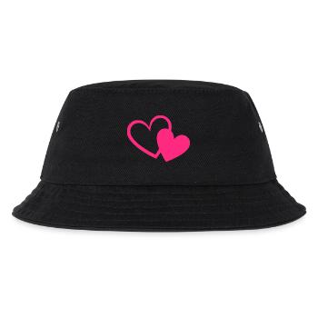 Cadeau de la Saint-Valentin en cœur rose rose - Bob Enfant - noir - Devant