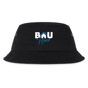 Bau Helm Haus Logo - Kinder Bucket Hat - Schwarz - Vorne
