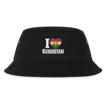 I Love Kurdistan, Kurds, Kurds - Kids’ Bucket Hat - black - Front
