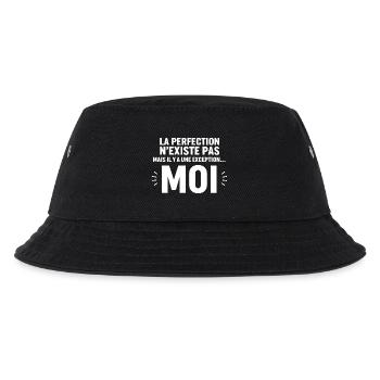 There is no such thing as perfection but there is a - Kids’ Bucket Hat - black - Front